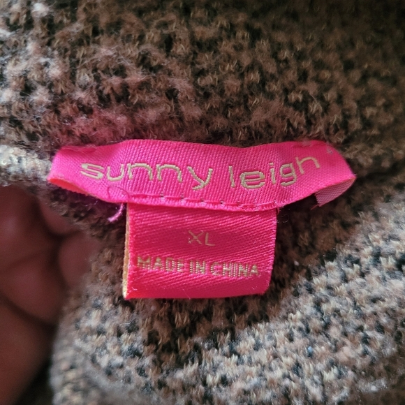 Sunny Leigh Light Brown Turtleneck Sweater XL - Picture 4 of 7